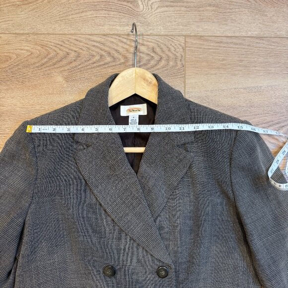 Vintage Talbots Brown Wool Blazer – Size 4 - Picture 7 of 9